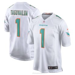 NFL Männer Miami Dolphins tua tagovailoa nike weiß spiel trikot 4R0Z759 Kleidung