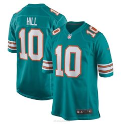 NFL Männer Miami Dolphins Tyreek Hill Nike Aqua Alternative Game Trikot 4R0Z221 Kleidung