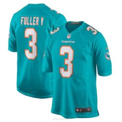 NFL Männer Miami Dolphins Will Fuller V Nike Aqua Game Trikot 4R0Z5723 Kleidung