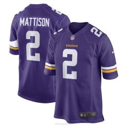 NFL Männer Minnesota Vikings Alexander Mattison Nike Lila Game Spielertrikot 4R0Z2715 Kleidung