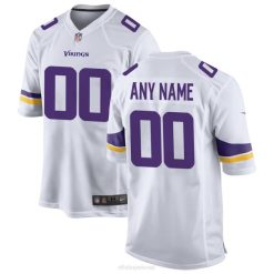 NFL Männer Minnesota Vikings Nike weißes individuelles Spieltrikot 4R0Z2667 Kleidung