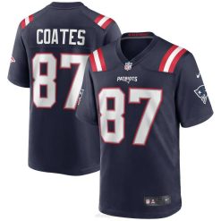 NFL Männer New England Patriots Ben Coates Nike Navy Game Ruhestandsspielertrikot 4R0Z6787 Kleidung
