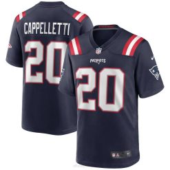 NFL Männer New England Patriots Gino Cappelletti Nike Navy Game Ruhestandsspielertrikot 4R0Z6613 Kleidung