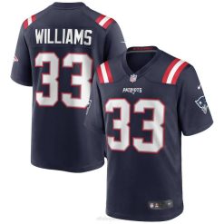 NFL Männer New England Patriots Joejuan Williams Nike Navy Game Jersey 4R0Z4411 Kleidung