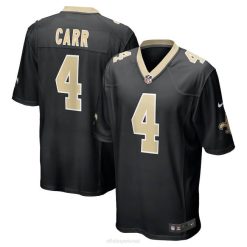 NFL Männer New Orleans Saints Derek Carr Nike schwarzes Spieltrikot 4R0Z47 Kleidung
