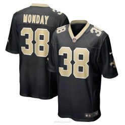 NFL Männer New Orleans Saints Smoke Montag Nike Black Game Player Jersey 4R0Z4713 Kleidung