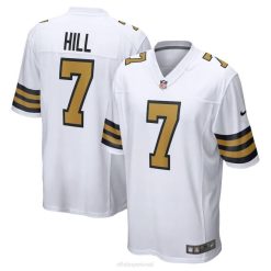 NFL Männer New Orleans Saints Taysom Hill Nike White Alternative Game Trikot 4R0Z2037 Kleidung