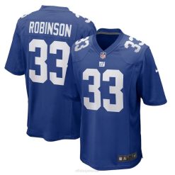 NFL Männer New York Giants Aaron Robinson Nike Royal Game Spielertrikot 4R0Z6249 Kleidung