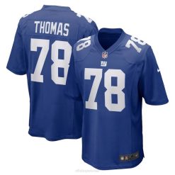 NFL Männer New York Giants Andrew Thomas Nike Royal Spieler-Spieltrikot 4R0Z1857 Kleidung