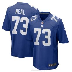 NFL Männer New York Giants Evan Neal Nike Royal Spielerspieltrikot 4R0Z4081 Kleidung