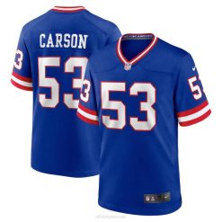 NFL Männer New York Giants Harry Carson Nike Royal Classic Spieltrikot für pensionierte Spieler 4R0Z3125 Kleidung