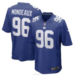 NFL Männer New York Giants Henry Mondeaux Nike Royal Game Spielertrikot 4R0Z6289 Kleidung