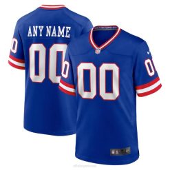 NFL Männer New York Giants Nike Royal Classic Custom Game Jersey 4R0Z99 Kleidung