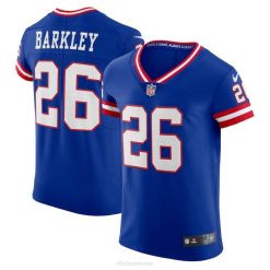 NFL Männer New York Giants Saquon Barkley Nike Royal Classic Vapor Elite Spielertrikot 4R0Z723 Kleidung