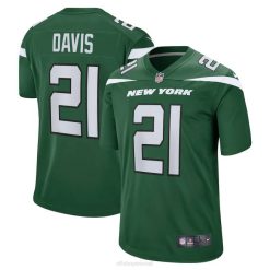 NFL Männer New York Jets Ashtyn Davis Nike Gotham Green Game Player-Trikot 4R0Z6347 Kleidung