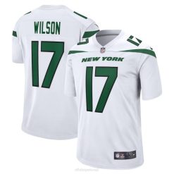 NFL Männer New York Jets Garrett Wilson Nike weißes Game-Spieler-Trikot 4R0Z137 Kleidung