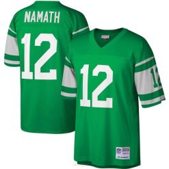 NFL Männer New York Jets Joe Namath Mitchell & Ness Kelly Green Legacy Replika-Trikot 4R0Z2447 Kleidung