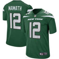 NFL Männer New York Jets Joe Namath Nike Gotham Green Game Ruhestandsspielertrikot 4R0Z395 Kleidung
