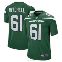 NFL Männer New York Jets Max Mitchell Nike Gotham Green Game Spielertrikot 4R0Z4363 Kleidung