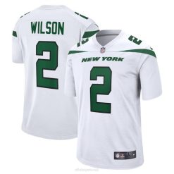 NFL Männer New York Jets Zach Wilson Nike weißes Spieltrikot 4R0Z3025 Kleidung