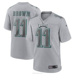 NFL Männer Philadelphia Eagles a.j. Braunes Nike-Grau-Atmosphäre-Modespieltrikot 4R0Z721 Kleidung