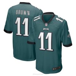 NFL Männer Philadelphia Eagles a.j. Braunes Nike Midnight Green Spieler-Spieltrikot 4R0Z67 Kleidung