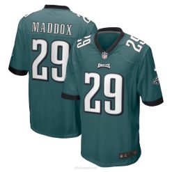 NFL Männer Philadelphia Eagles Avonte Maddox Nike Midnight Green Spieltrikot 4R0Z4673 Kleidung