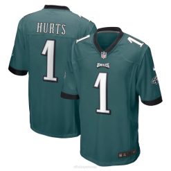 NFL Männer Philadelphia Eagles Jalen Hurs Nike Midnight Green Teamspieltrikot 4R0Z147 Kleidung