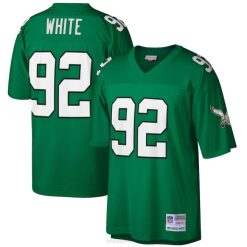 NFL Männer Philadelphia Eagles Reggie White Mitchell & Ness Kelly Green Big & Tall Replika-Trikot eines pensionierten Spielers von 1990 4R0Z469 Kleidung