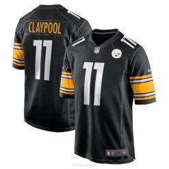 NFL Männer Pittsburgh Steelers Chase Claypool Nike Black Game Team-Trikot 4R0Z1739 Kleidung