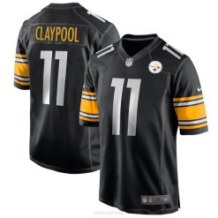 NFL Männer Pittsburgh Steelers Chase Claypool Nike schwarzes Spieltrikot 4R0Z1473 Kleidung