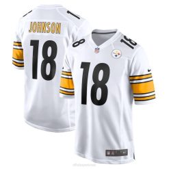 NFL Männer Pittsburgh Steelers Diontae Johnson Nike weißes Game-Spieler-Trikot 4R0Z4017 Kleidung
