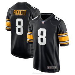 NFL Männer Pittsburgh Steelers Kenny Pickett Nike Black Player Alternative Game Trikot 4R0Z175 Kleidung