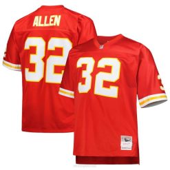 NFL Männer Replika-Trikot der Kansas City Chiefs Marcus Allen Mitchell & Ness, roter Big & Tall-Spieler aus dem Jahr 1994 im Ruhestand 4R0Z1679 Kleidung