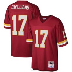 NFL Männer Replika-Trikot der Washingtoner Fußballmannschaft Doug Williams, Mitchell & Ness, burgunderrotes Legacy-Trikot 4R0Z1837 Kleidung
