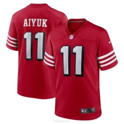 NFL Männer San Francisco 49ers Brandon Aiyuk Nike Scarlet Alternative Game Trikot 4R0Z677 Kleidung