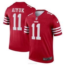 NFL Männer San Francisco 49ers Brandon Aiyuk Nike Scarlet Legend Trikot 4R0Z1769 Kleidung