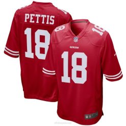 NFL Männer San Francisco 49ers Dante Pettis Nike Scarlet Spielerspieltrikot 4R0Z2955 Kleidung