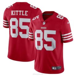 NFL Männer San Francisco 49ers George Kittle Nike Scarlet Vapor Limited Trikot 4R0Z607 Kleidung