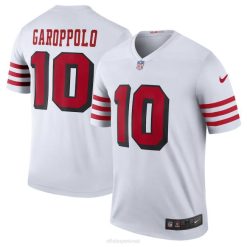 NFL Männer San Francisco 49ers Jimmy Garoppolo Nike White Color Rush Legend Spielertrikot 4R0Z181 Kleidung