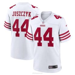 NFL Männer San Francisco 49ers Kyle Juszczyk Nike weißes Spielerspieltrikot 4R0Z2093 Kleidung