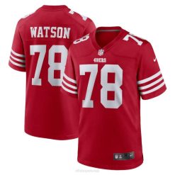 NFL Männer San Francisco 49ers Leroy Watson Nike Scarlet Heimspiel-Spielertrikot 4R0Z6013 Kleidung