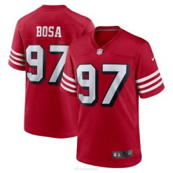NFL Männer San Francisco 49ers Nick Bosa Nike Scarlet Alternative Game Trikot 4R0Z535 Kleidung