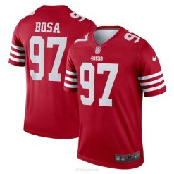 NFL Männer San Francisco 49ers Nick Bosa Nike Scarlet Legend Trikot 4R0Z1915 Kleidung