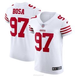 NFL Männer San Francisco 49ers Nick Bosa Nike White Vapor Elite Trikot 4R0Z2033 Kleidung