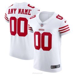NFL Männer San Francisco 49ers Nike White Vapor Elite Custom Trikot 4R0Z595 Kleidung