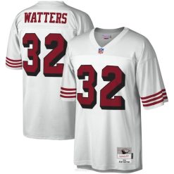 NFL Männer San Francisco 49ers Ricky Watters Mitchell & Ness weißes Legacy-Replika-Trikot 4R0Z2141 Kleidung