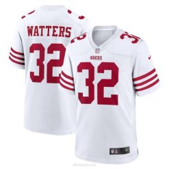NFL Männer San Francisco 49ers Ricky Watters Nike weißes Spieltrikot für pensionierte Spieler 4R0Z3225 Kleidung