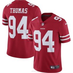 NFL Männer San Francisco 49ers Solomon Thomas Nike Scarlet Vapor Untouchable Limited Trikot 4R0Z5545 Kleidung