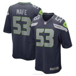 NFL Männer Seattle Seahawks Boye Mafe Nike College Navy Spielspieler-Trikot 4R0Z4303 Kleidung